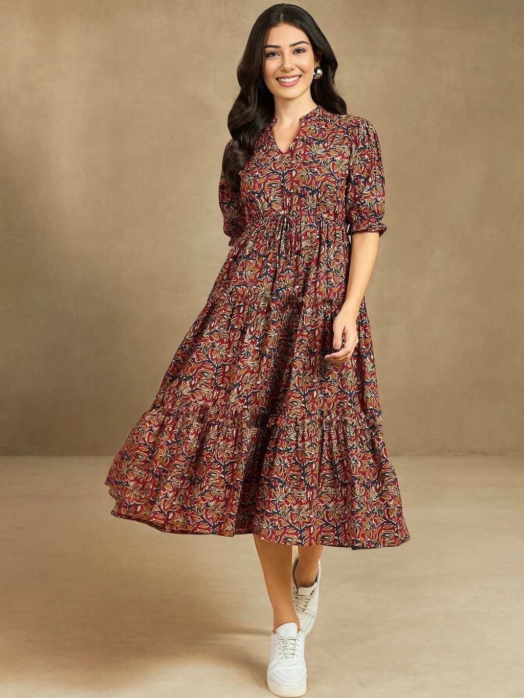 Floral Fit & Flare Dress