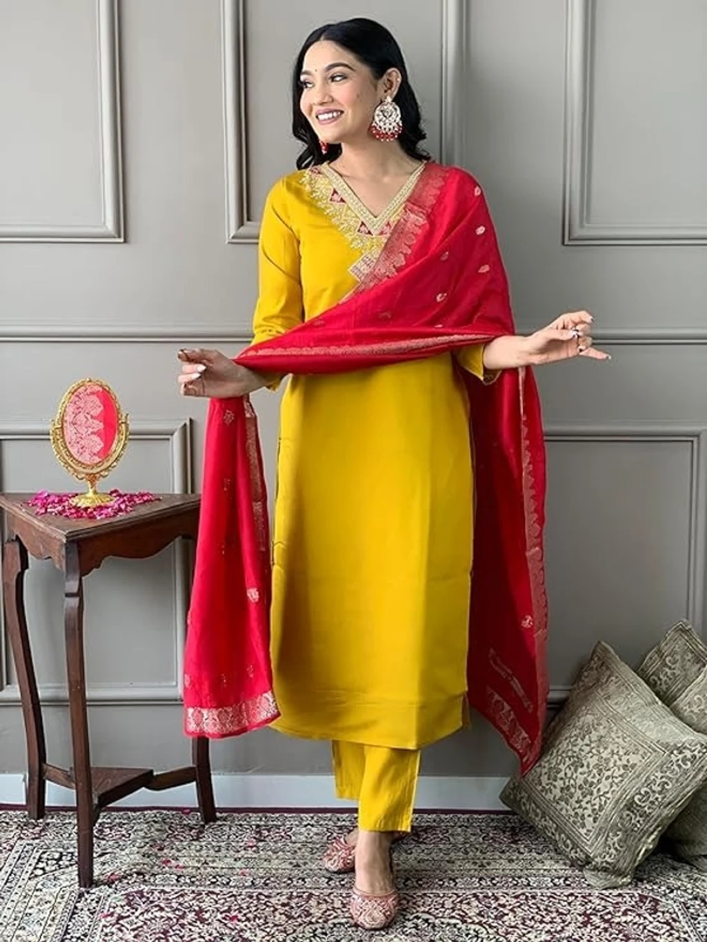 Embroidered Kurta Set